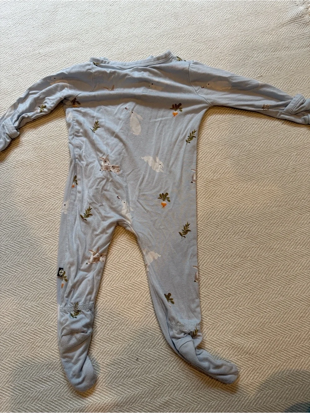 Kyte Baby Zipper Footie Bundle - Ice Rabbit and Aloe Chick